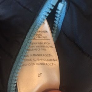 Patagonia baby down reversible hoody 2T